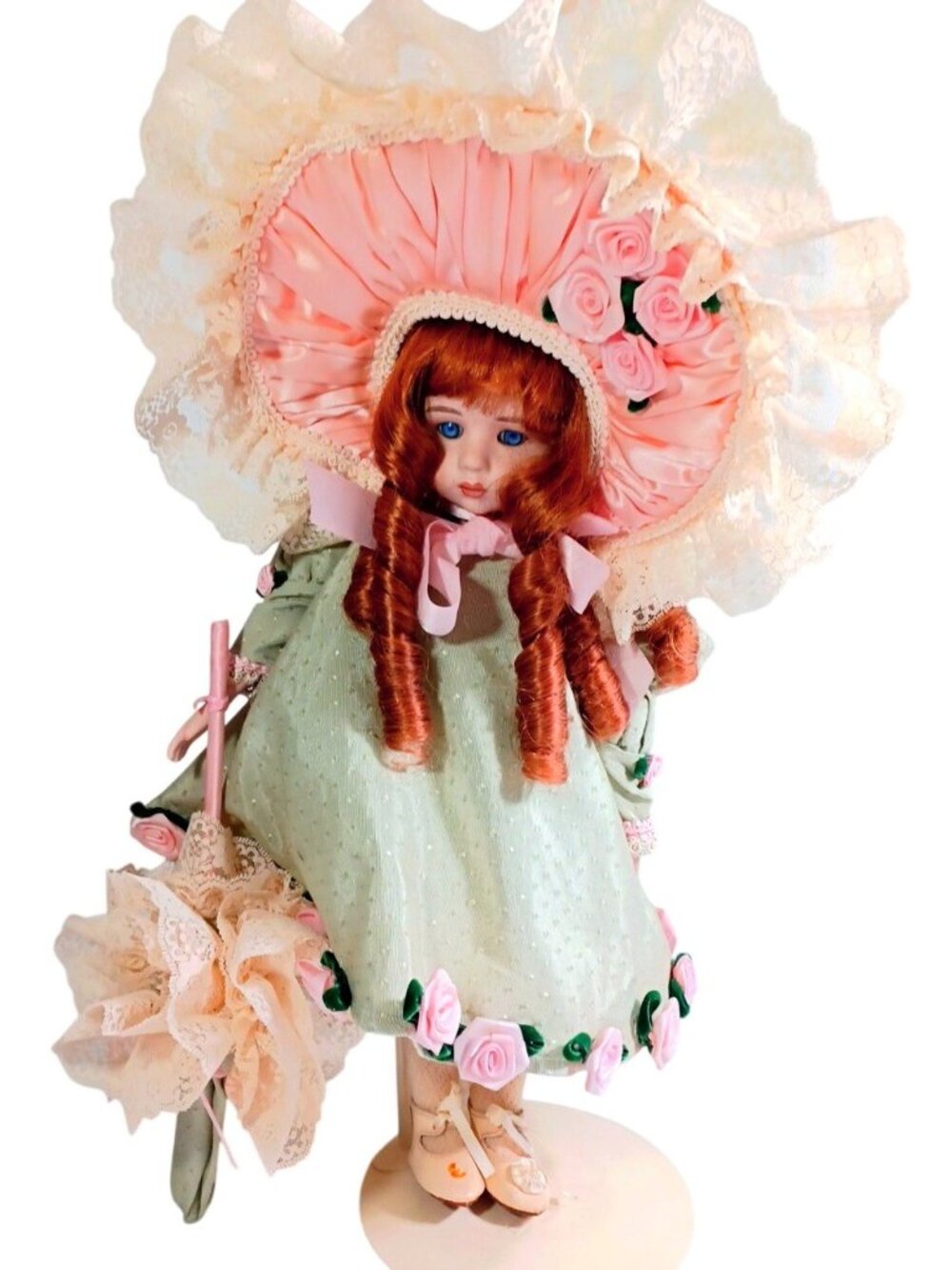 Marie Osmond $495 Articulated Porcelain Victorian Doll 21” Catherine 1991 66/500